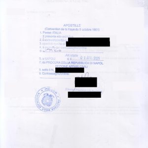 Apostilla de antecedentes penales