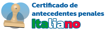 Certificado de antecedentes penales italiano